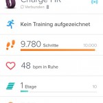Fitbit App - Dashboard Charge