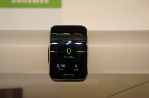 Samsung Gear S - Schrittzähler