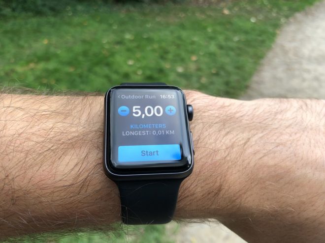 Apple Watch 3: 5km Ziel
