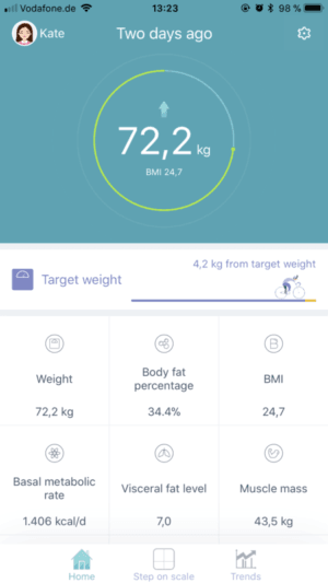 Huawei Body Fat Scale App