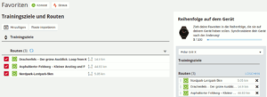 Polar Flow: Komoot Routen