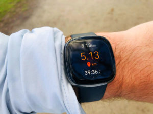 Fitbit Sense: GPS-Aktivität Laufen