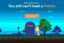 Die Pebble Smartwatch ist zurück! (Screenshot: Pebble)
