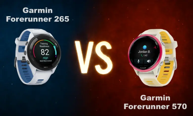 Garmin Forerunner 265 vs 570 - Alle Unterschiede im Vergleich