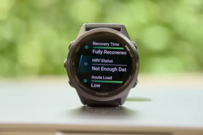 Garmin FR570: Erholung und Belastung